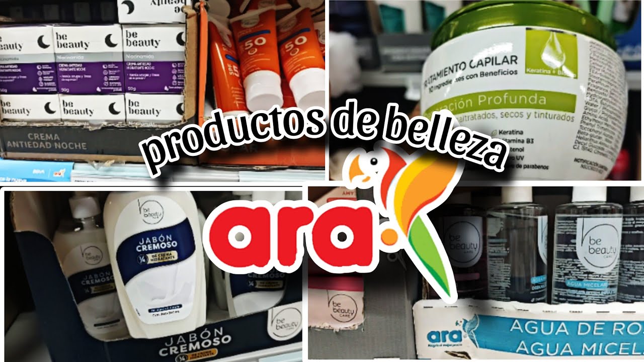 sección de productos de belleza de la tienda ARA