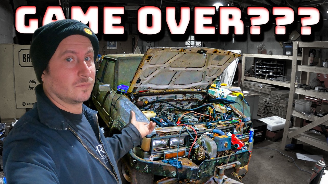 Is it OVER?  It's Pretty Broken-  1980's  Abandoned Datsun 720 4x4 Revival (Ep.3)