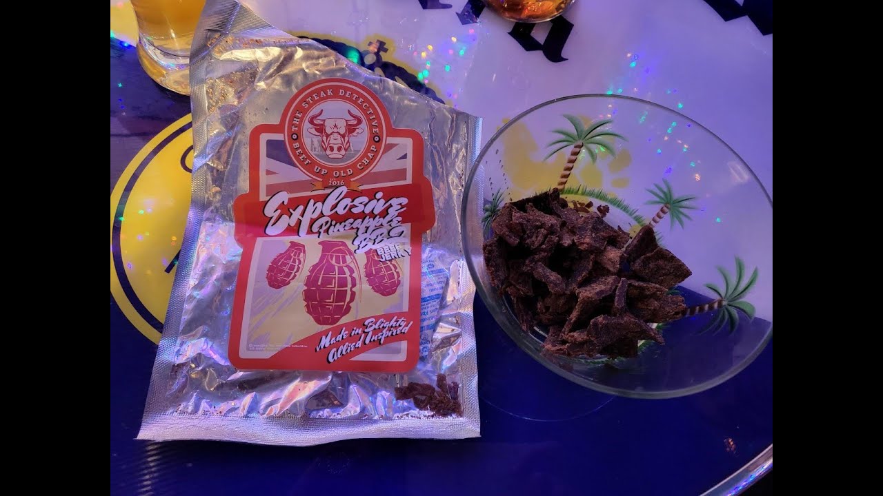 TSD Beef Jerky – “Explosive Pineapple BBQ” Flavour Bar Snacks