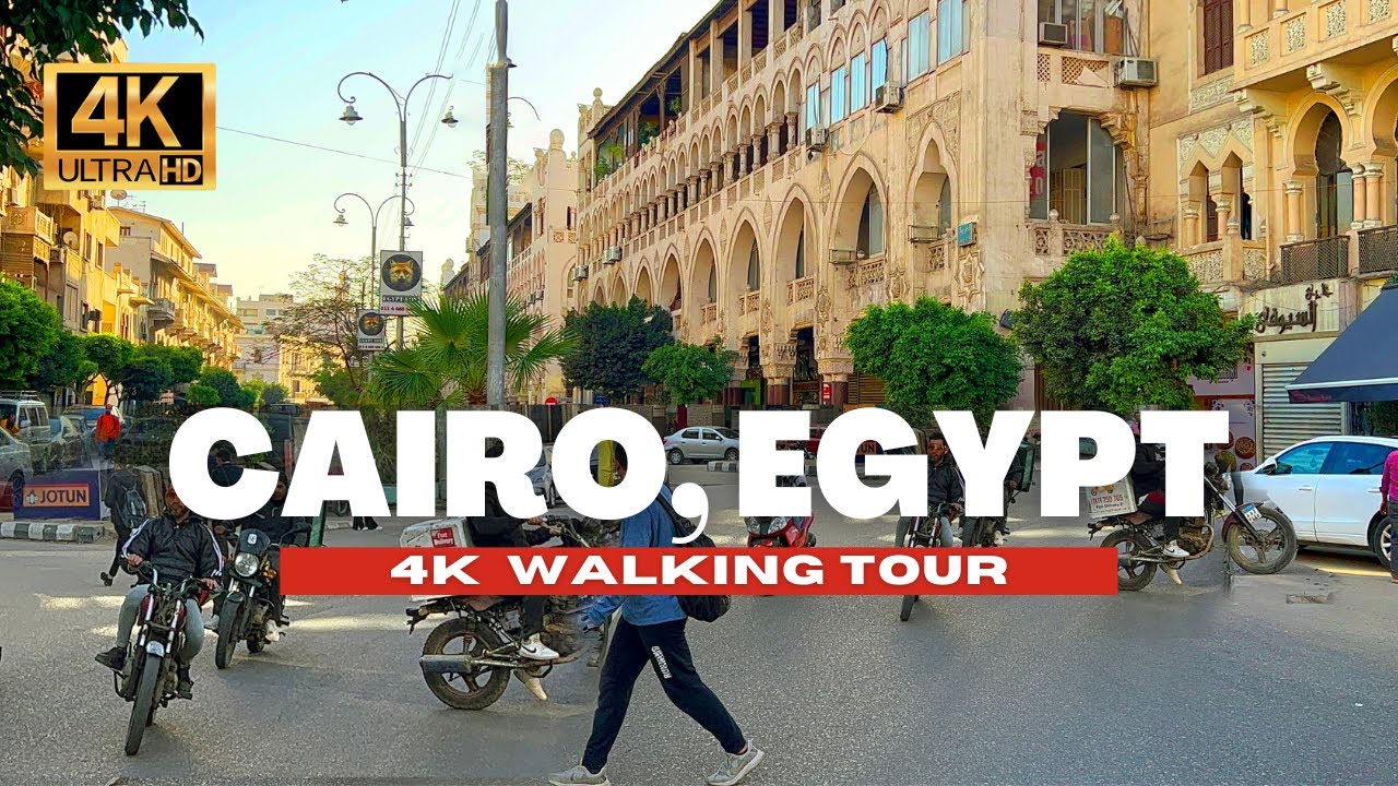 🇪🇬 CAIRO EGYPT WALKING TOUR - HELIOPOLIS & BARON EMPIAN PALACE | 4K HDR - 60fps