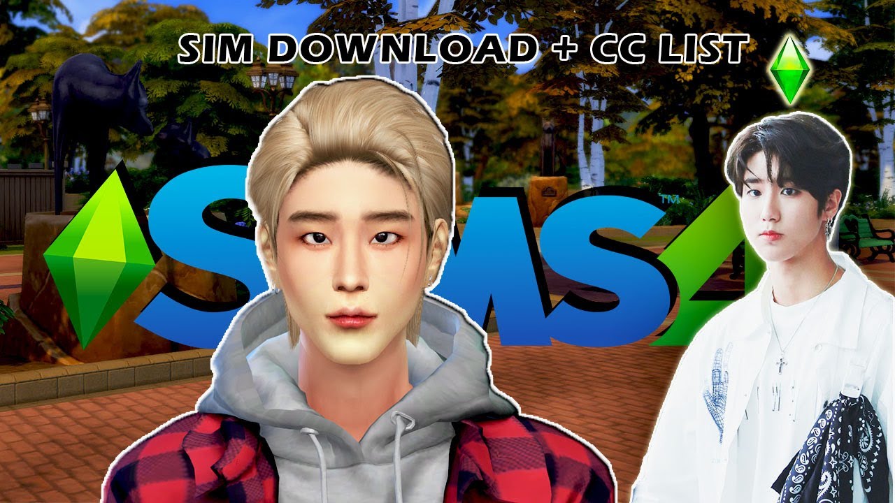 The Sims 4 Stray Kids HanJisung CAS ( SIM DOWNLOAD + CC List) Korean Idol
