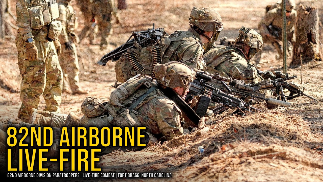 82nd Airborne Division | Paratroopers Live-Fire Combat Exercise (Panther Avalanche 2026)