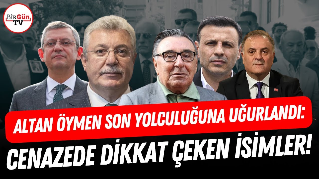 Altan Öymen son yolculuğuna uğurlandı: Cenazede dikkat çeken isimler oldu!