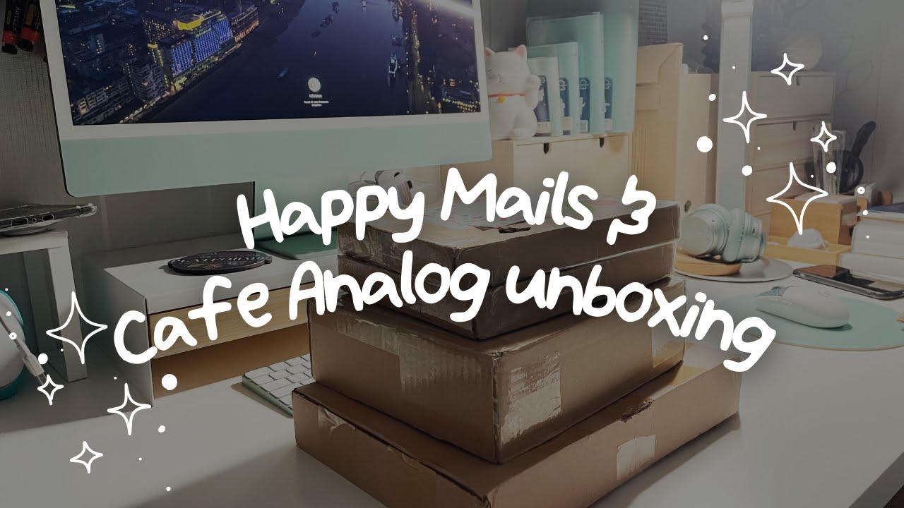 Happy Mails von meinen Planerbuddys ​⁠und @CAFEANALOG unboxing | heartsfailing
