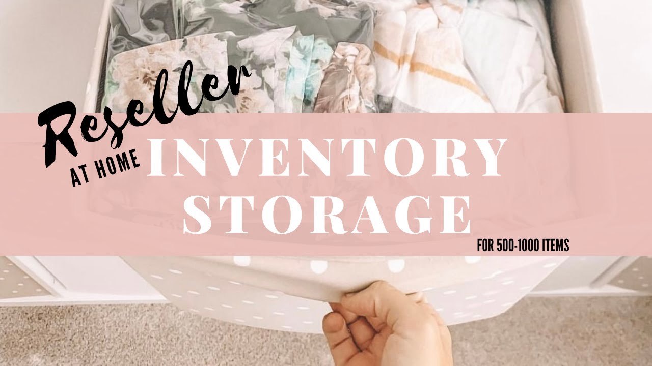 At-Home Reseller Inventory Storage for 500-1000 Clothing Items