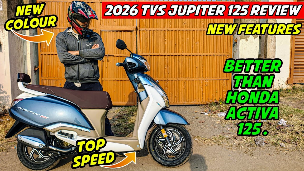 2026 New TVS Jupiter 125 Review || Colour display & Top Speed - Better Than Honda Activa 125..?