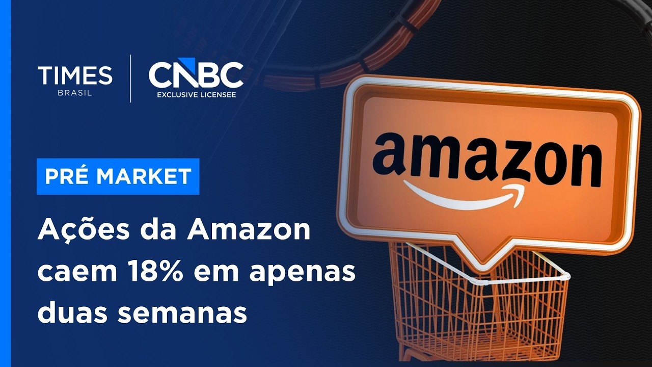Amazon perde US$ 450 bilhões em valor de mercado durante sequência histórica de quedas