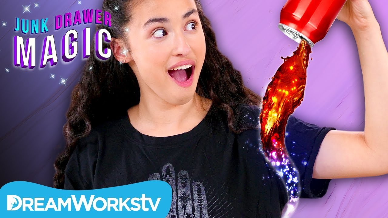 Disappearing Soda Trick | JUNK DRAWER MAGIC