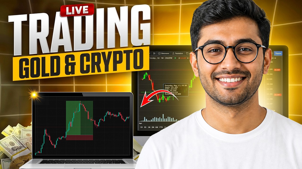 Bitcoin & Gold Live Trading Today | BTC Price Prediction | XAUUSD Market Analysis LIVE