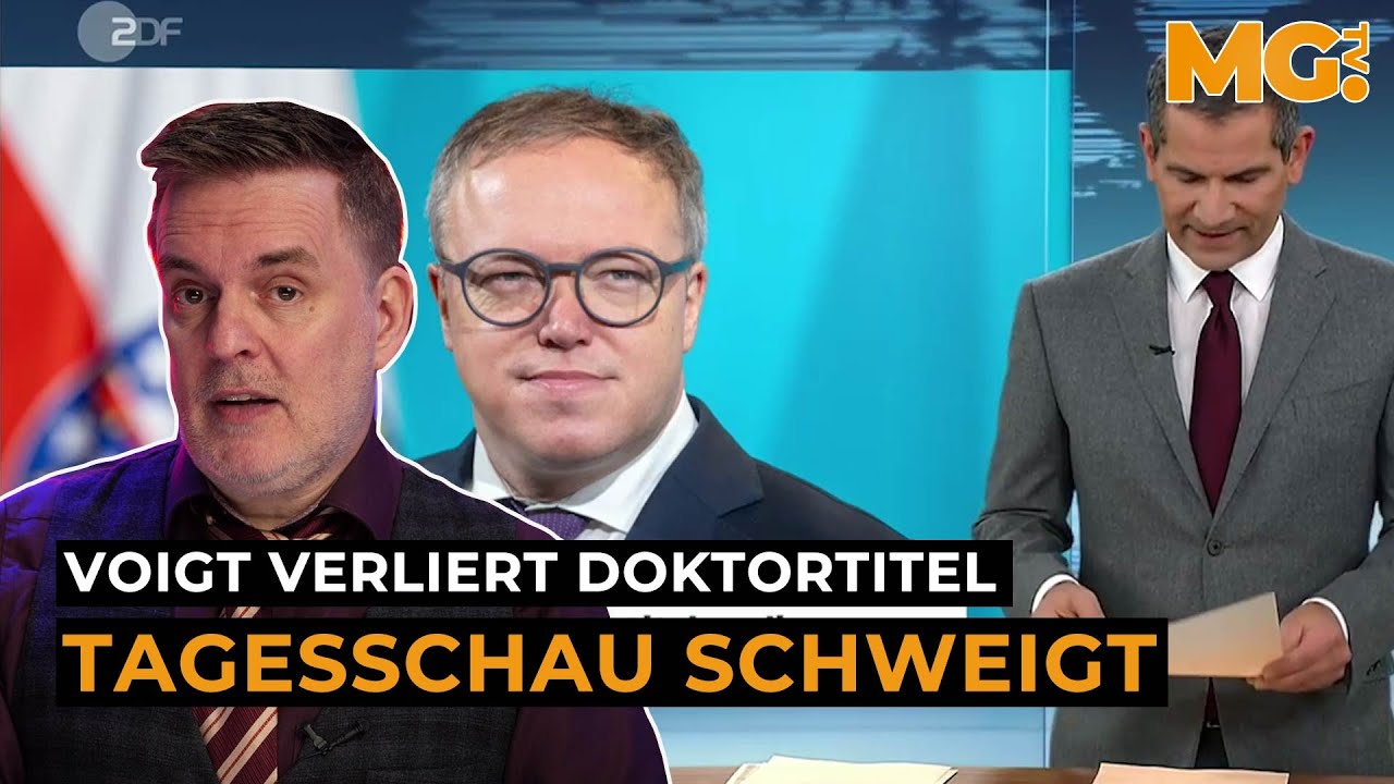VOIGT verliert Doktortitel - TAGESSCHAU verliert kein Wort drüber