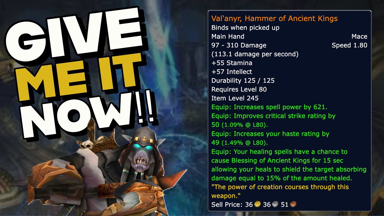 How long will it take to get Val'anyr and how to get it!?