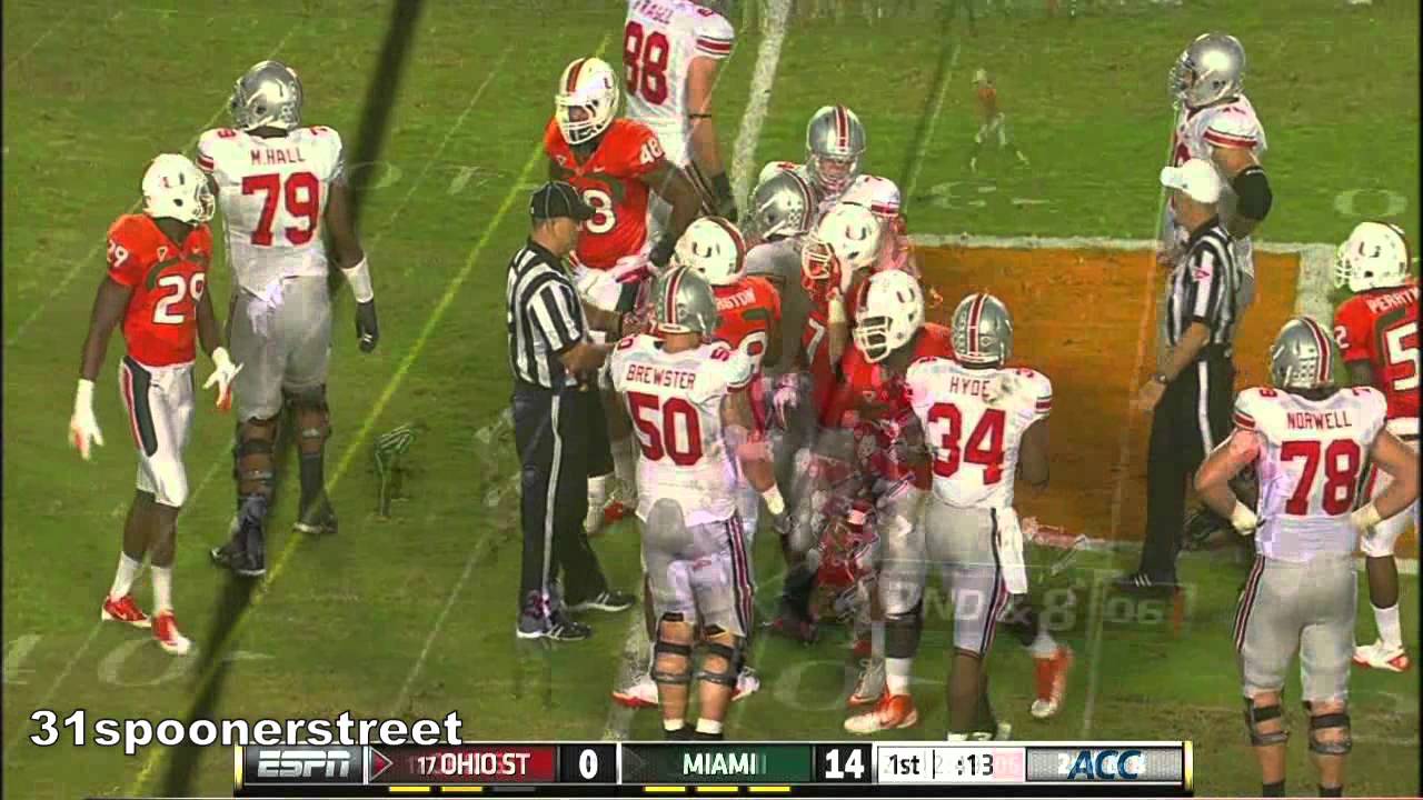 Miami Hurricanes vs Ohio State 2011