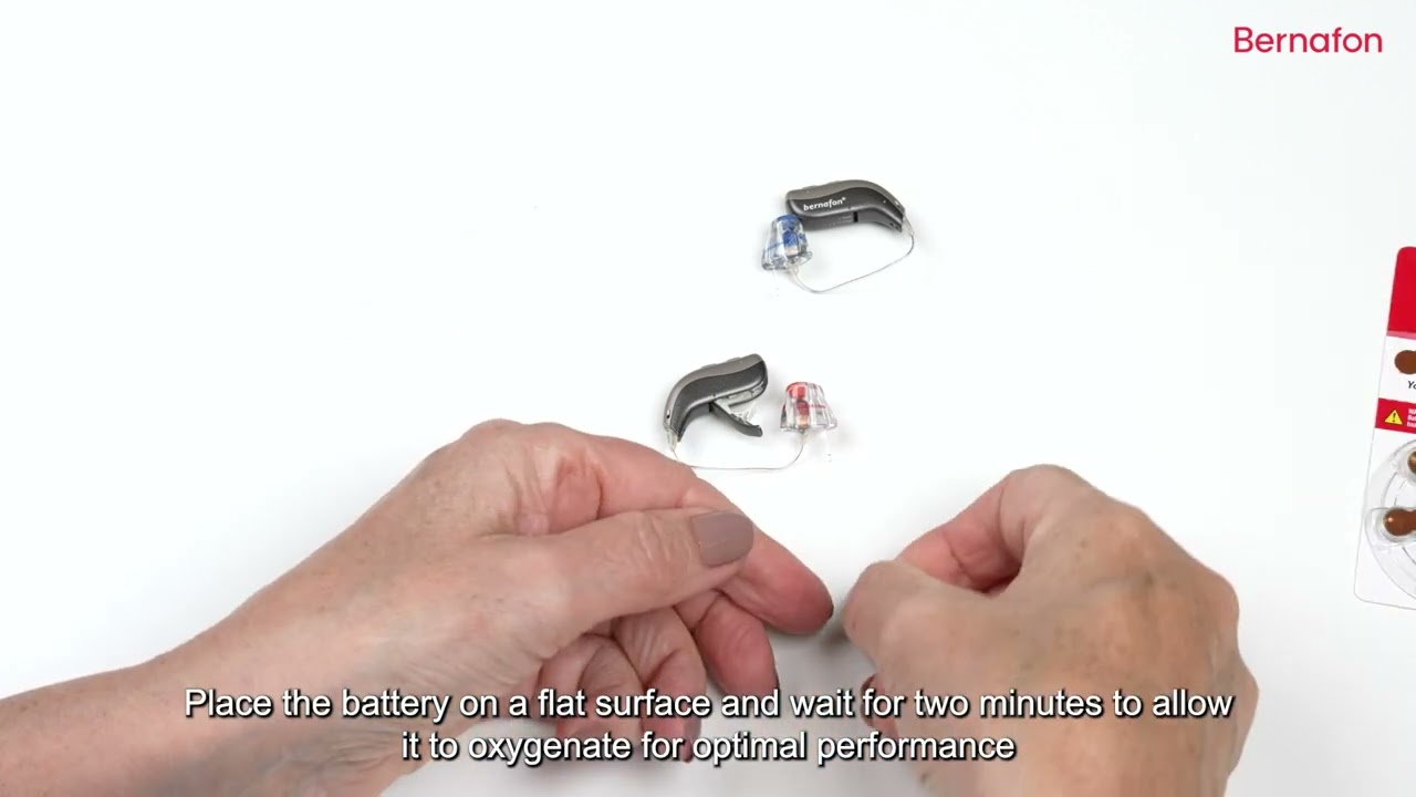 How to replace disposable batteries in your Bernafon Alpha XT miniRITE hearing aids
