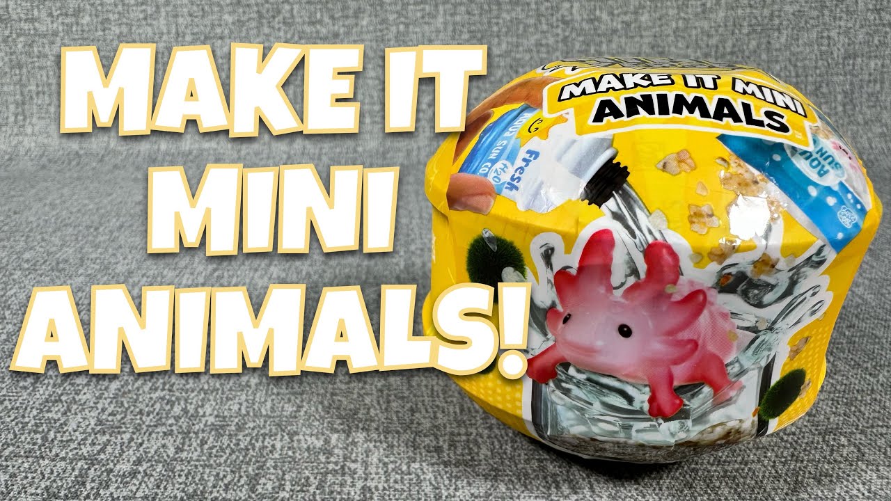 MINIVERSE MAKE IT MINI ANIMALS ОТКРЫТИЕ И ОБЗОР