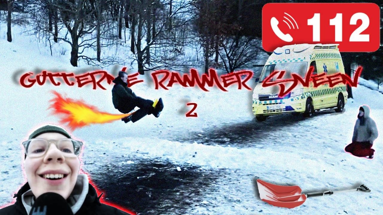 Gutterne Rammer Sneen 2 | VLOG