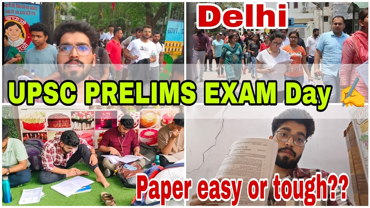 UPSC PRELIMS Exam Day Vlog✍️ Paper was tough??😱😱 #upscexam