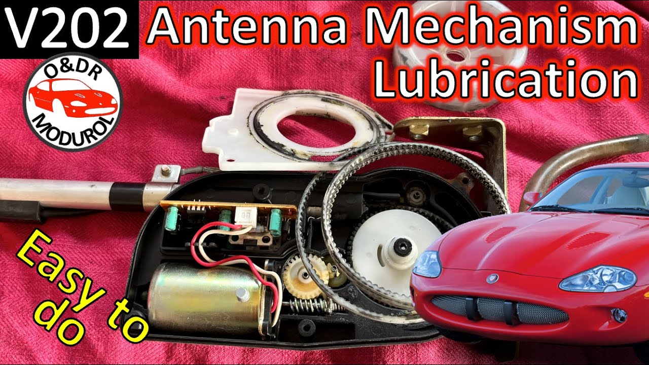 Jaguar XK8 Radio Aerial/antenna removal and internal mechanism lubrication. XKR / X100