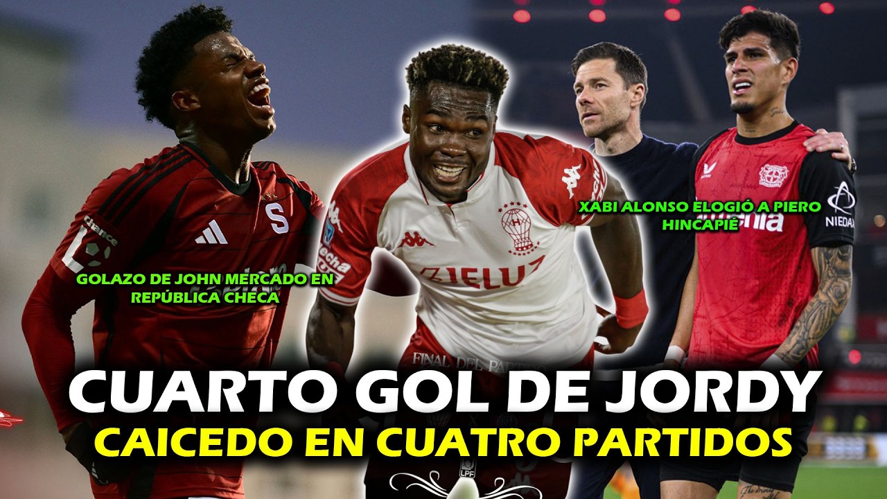CUARTO GOL DE JORDY CAICEDO EN CUATRO PARTIDOS 🔥 | XABI ALONSO HABLÓ DE PIERO | GOLAZO DE J. MERCADO