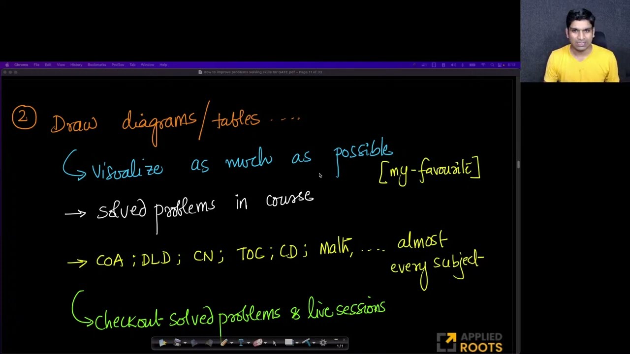 GATE Live Session on How to improve problem solving skills for GATE CSE-2023 | GATE APPLIED COURSE