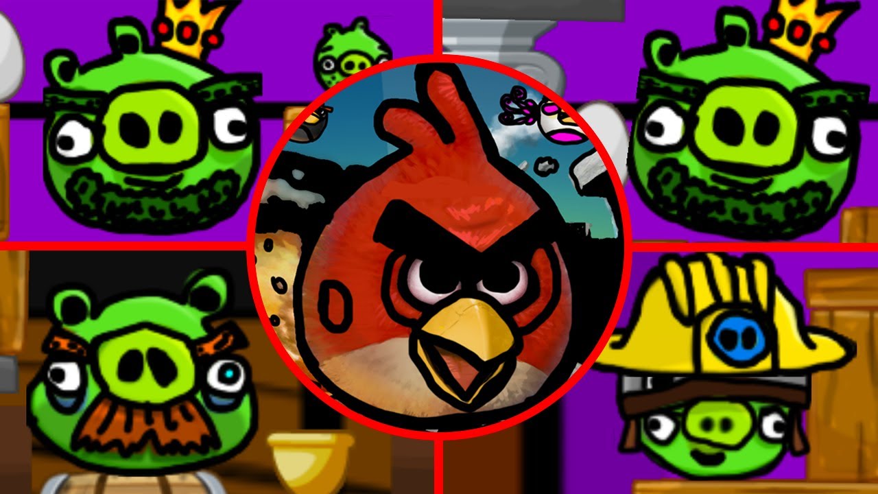 Angry Birds HD - All Bosses (Boss Fight)