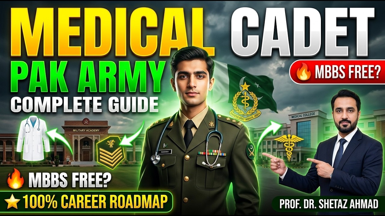 Medical Cadet in Pakistan Army &ndash; Complete Detailed Guide | Prof. Dr. Sheraz Ahmad