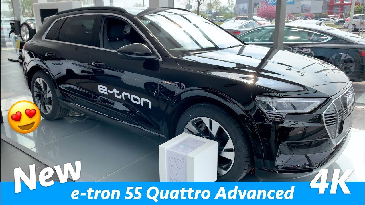 Audi e-tron 55 Quattro Advanced 2019 - первый полный обзор в 4K