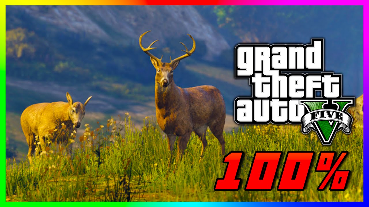 GTA 5 Wildlife Photography Challenge Guide 100% Complete - ALL 20 Animal Locations! (GTA V PS4)