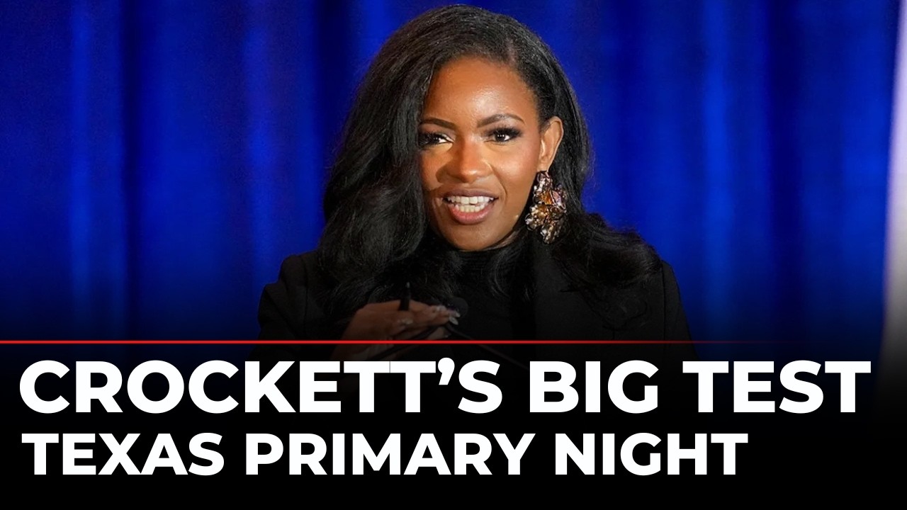 Jasmine Crockett LIVE: Texas Democrat Faces James Talarico in Crucial Senate Primary Fight | US News