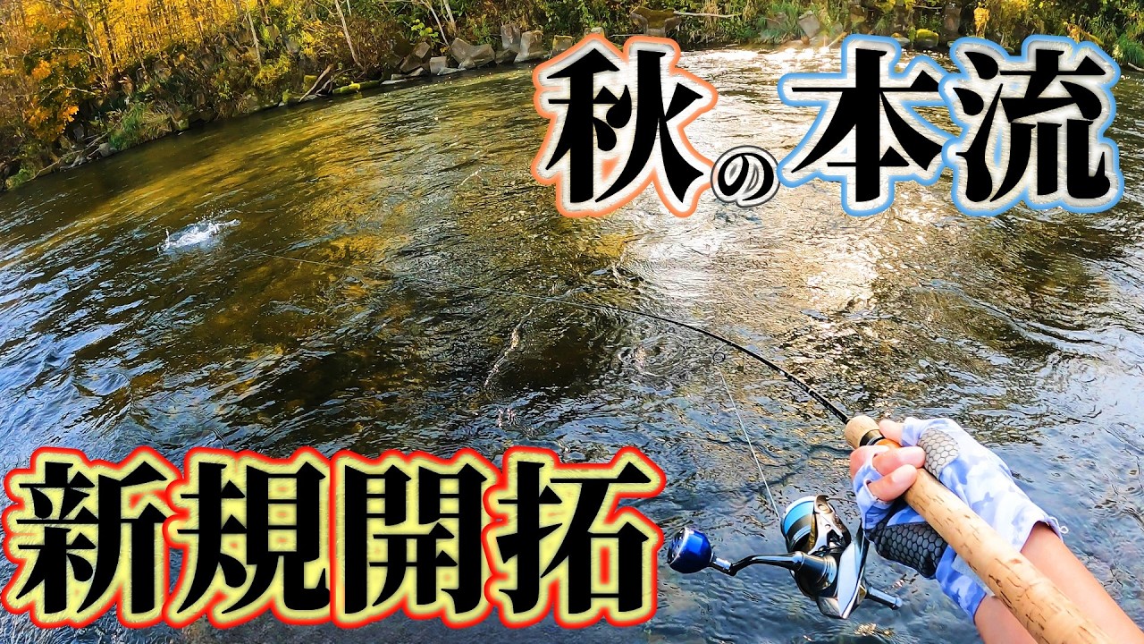 【本流】思い切って新規開拓してみたら！あの有名ルアーが凄かった