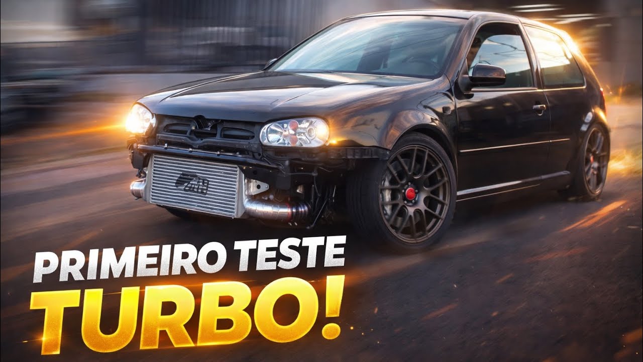 FINALMENTE O PRIMEIRO teste PRESSURIZADO do Golf mk4 R32