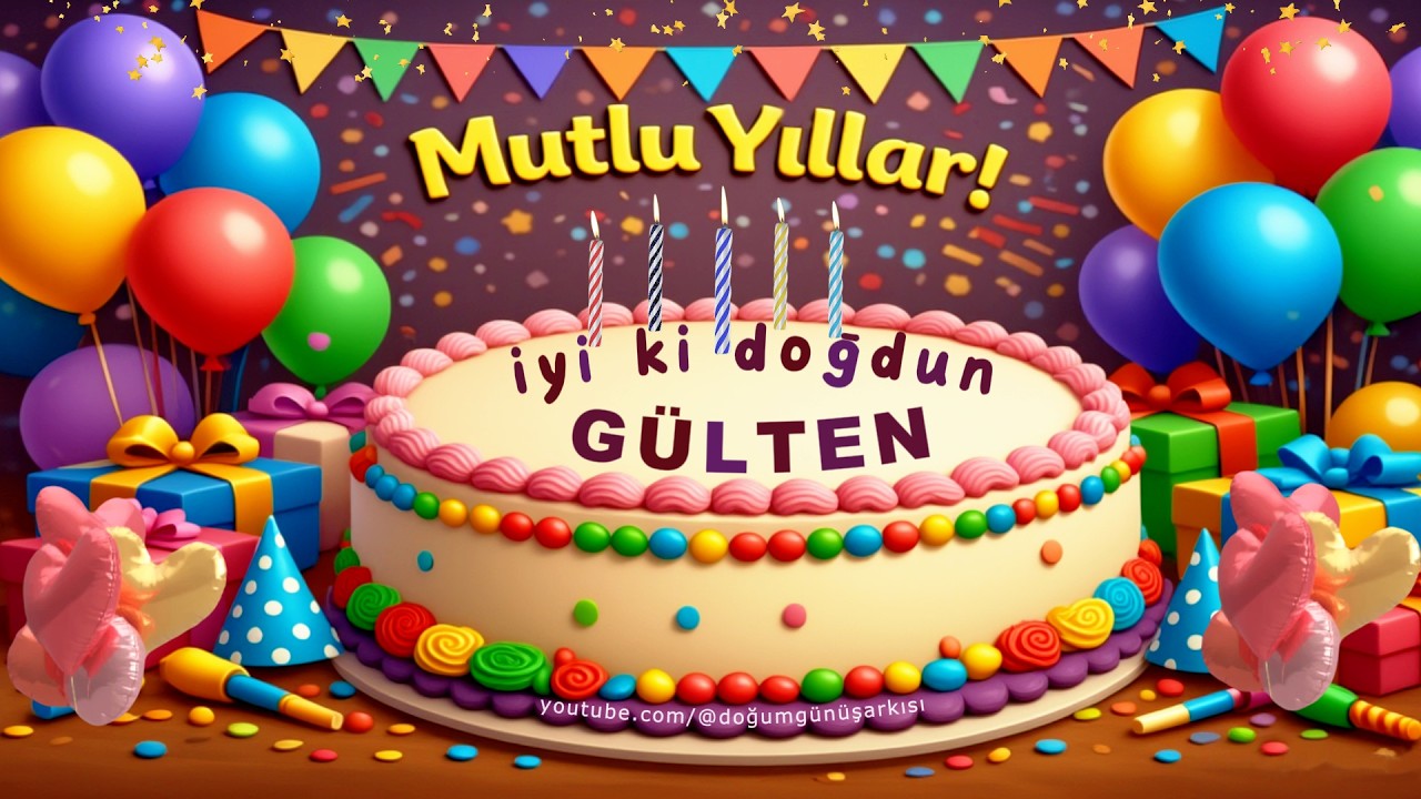 Doğum günü şarkısı Gülten | Doğum Günün Kutlu Olsun Gülten