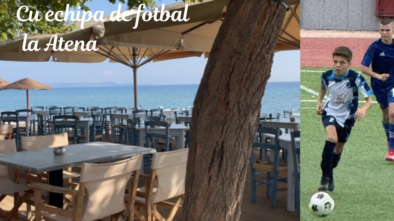 👦🏻 THOMAS singur La Atena CU echipa de FOTBAL!