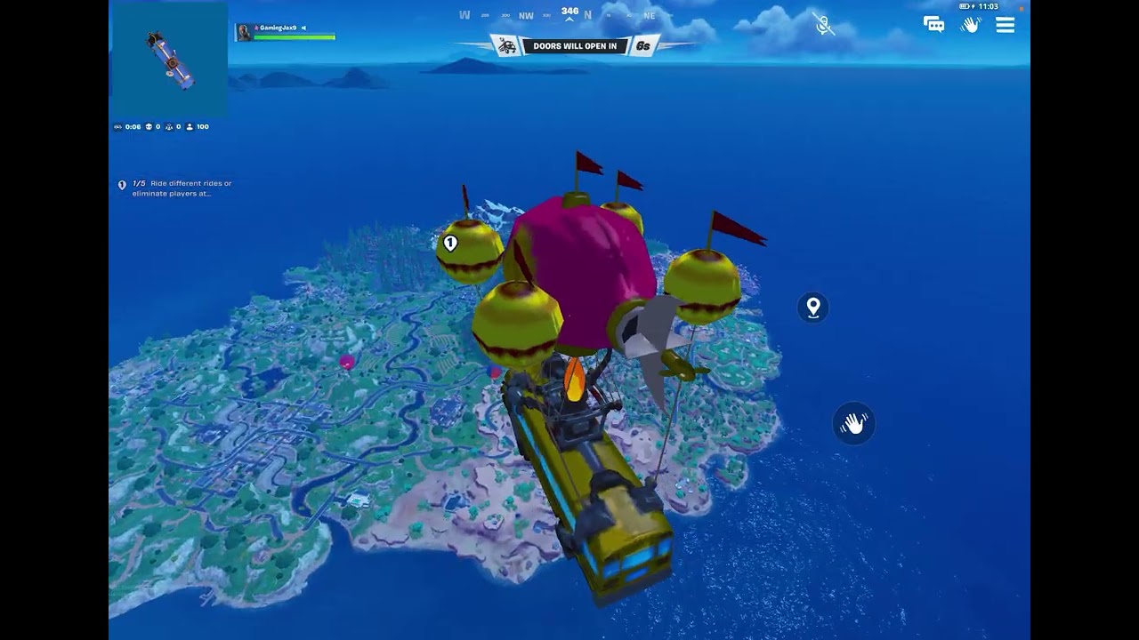 Playing Fortnite with my brother