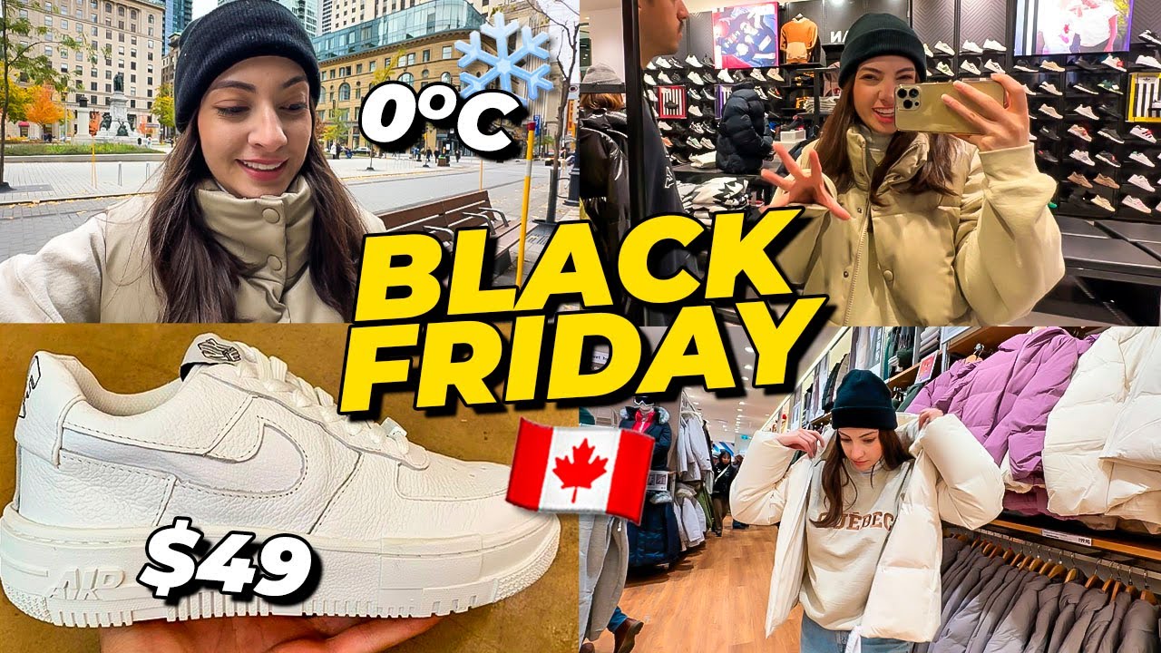 BLACK FRIDAY no Canadá - Vlog em Montreal, lojas, shoppings, preços das promoções! UM DIA COMIGO