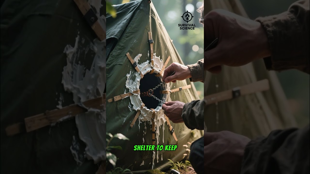 👉 How to Make Emergency Glue from Flour and Water | Survival Science #shorts