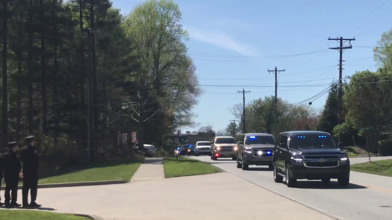 Funeral procession for Lt. Jimmy Case
