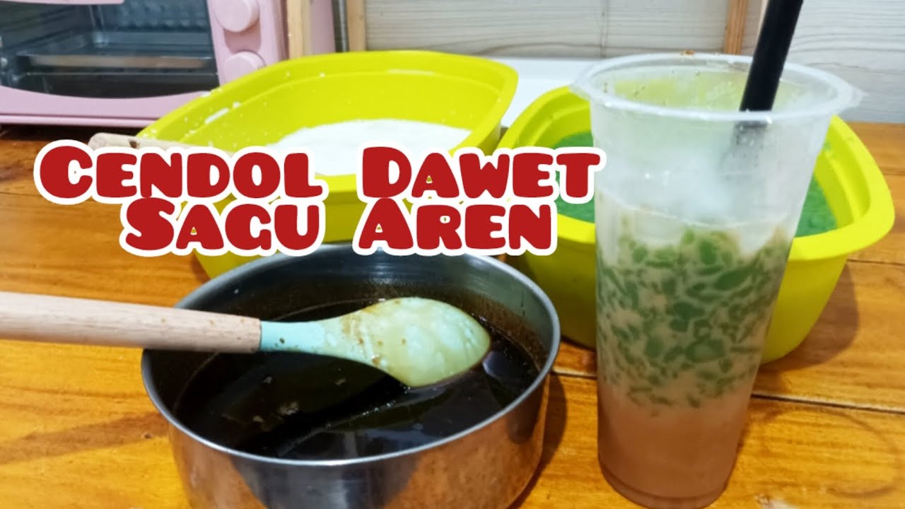CENDOL DAWET SAGU AREN. Hasilnya banyak dan cara buat Gampang.