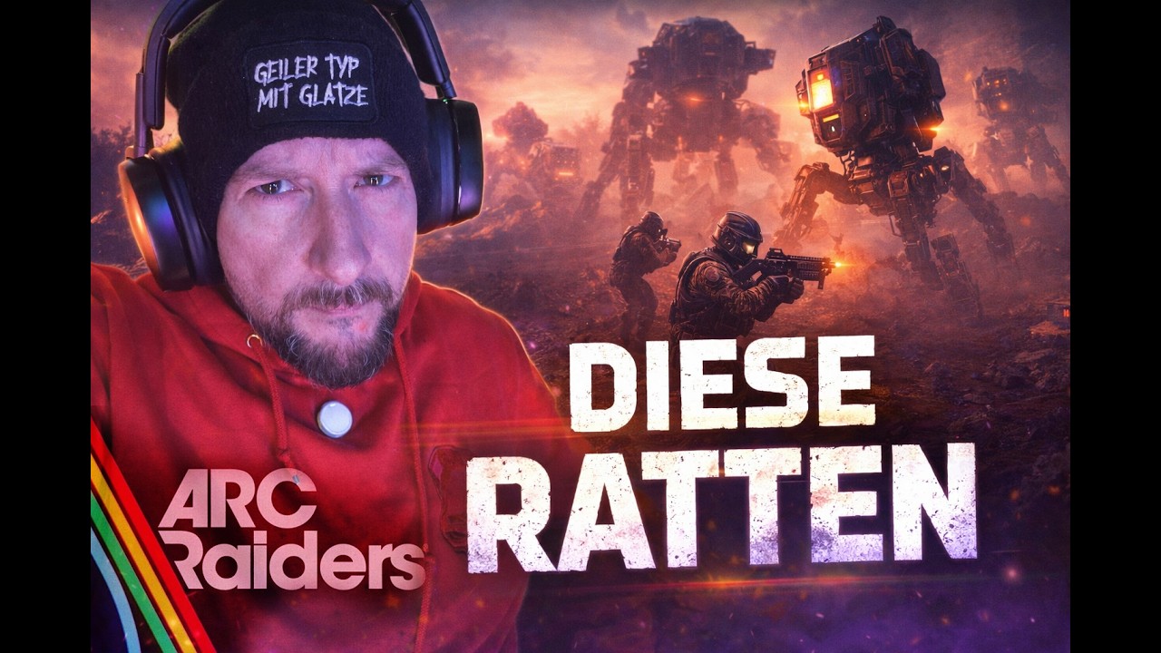 Diese Rattten 😡🤬  Geiler Typ mit Glatze zockt ARC Raiders #arcraidersstream
