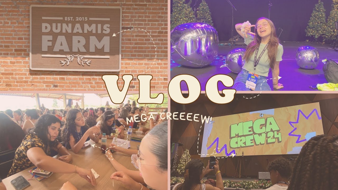Uma semana comigo na Dunamis Farm (MEGA CREW 2024) 🧳💚