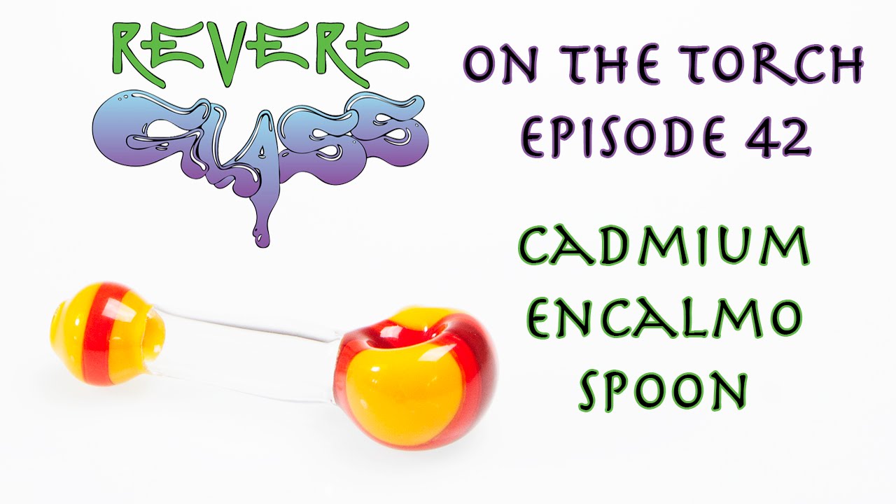 How to Make a Cadmium Encalmo Spoon || REVERE GLASS ||