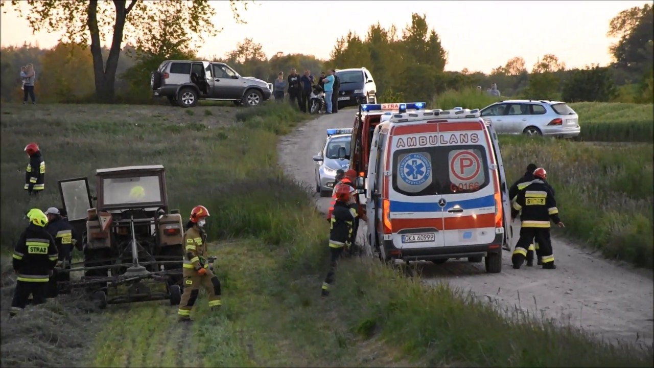Łyśniewo Sierakowickie. Dziecko wpadło pod koło ciągnika
