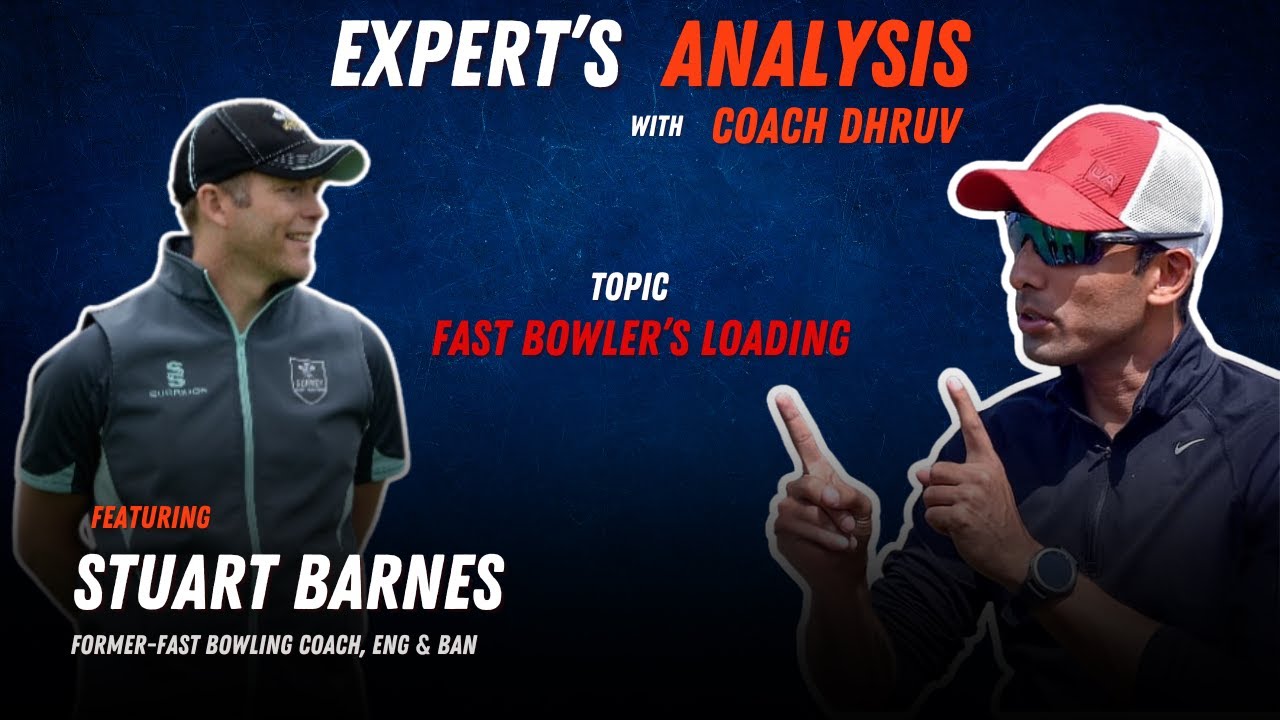 Fast Bowler Loading | Coach Dhruv & Stuart Barnes | In depth analysis @stuartbarnesconsulting