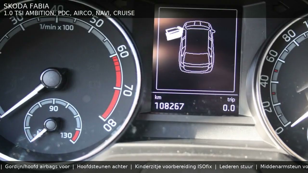 SKODA FABIA - 1.0 TSI Ambition, PDC, Airco, Navi, Cruise
