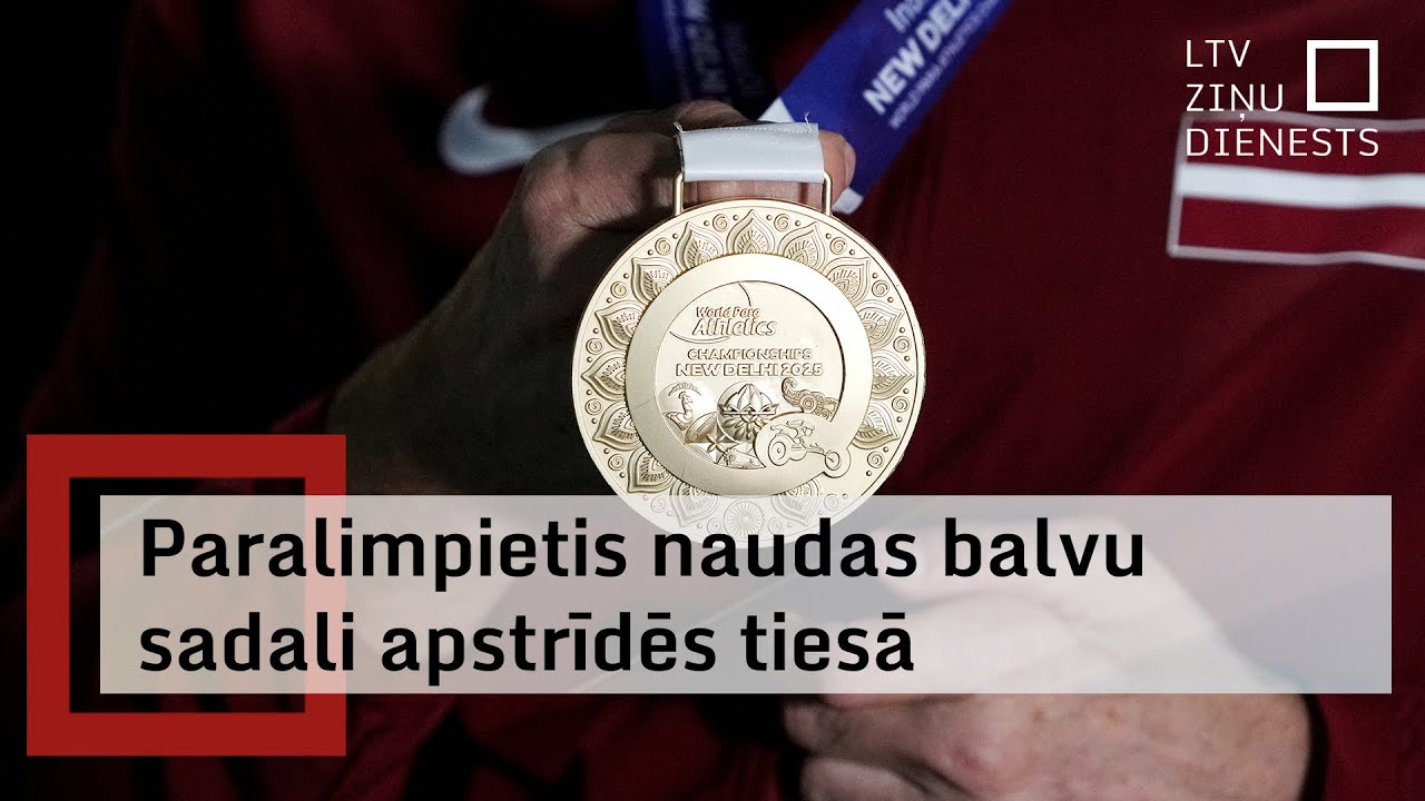 Paralimpietis no valsts nepiešķirtu naudas balvu apstrīdēs tiesā