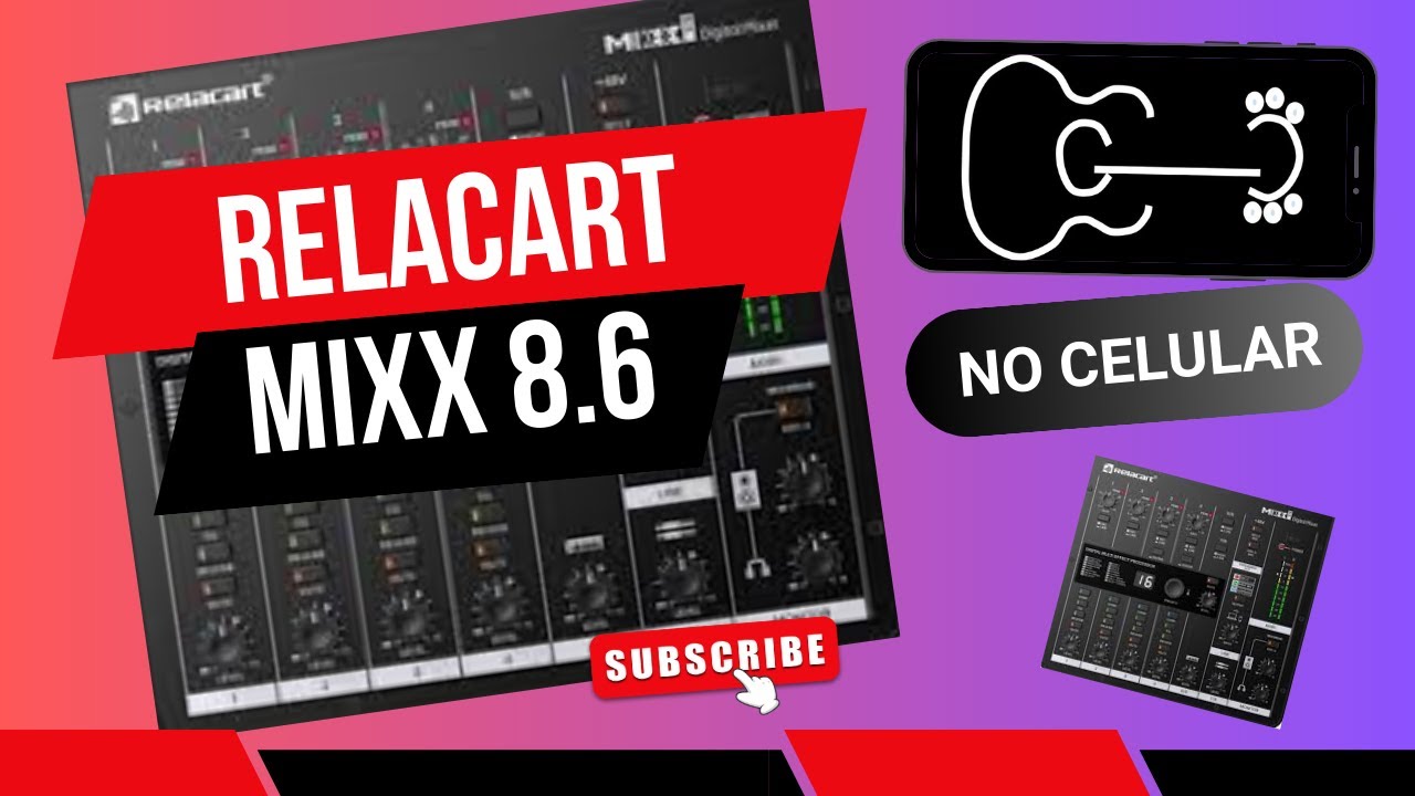 Relacart Mixx 8.6 - Gravando com o Celular
