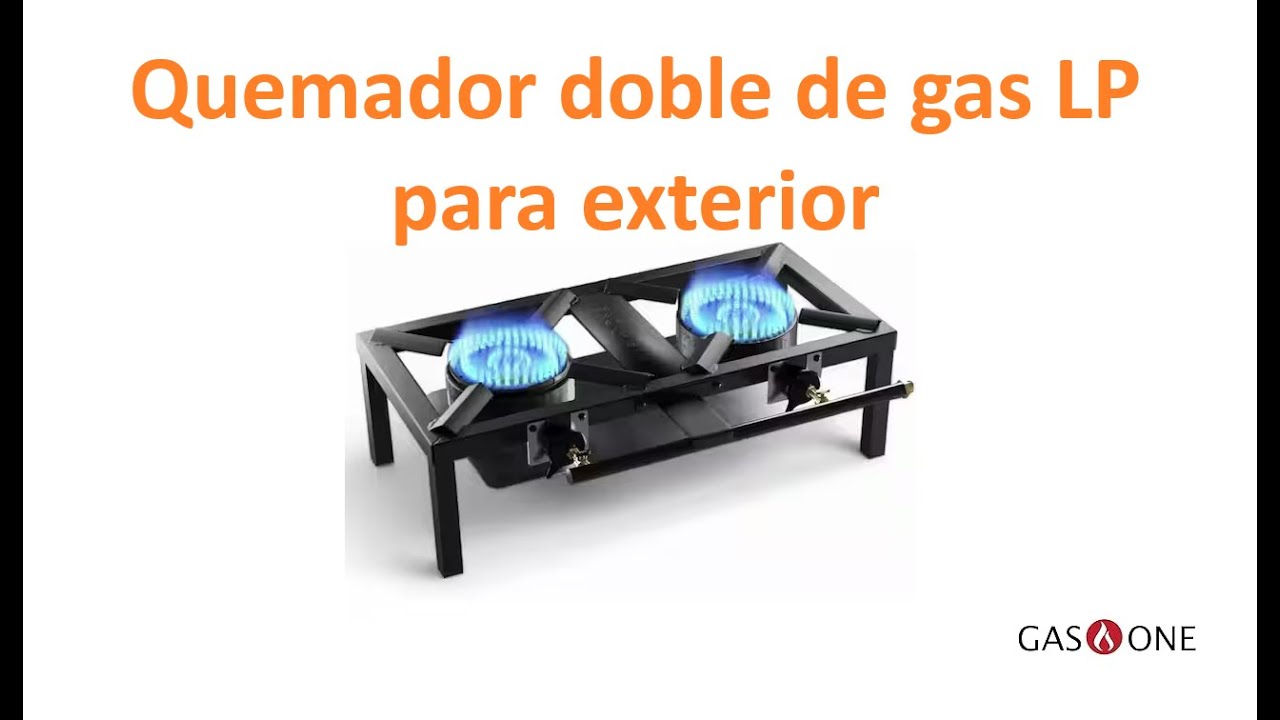 Gas One B-5220 unboxing parrilla quemador estufa exterior gas LP propano