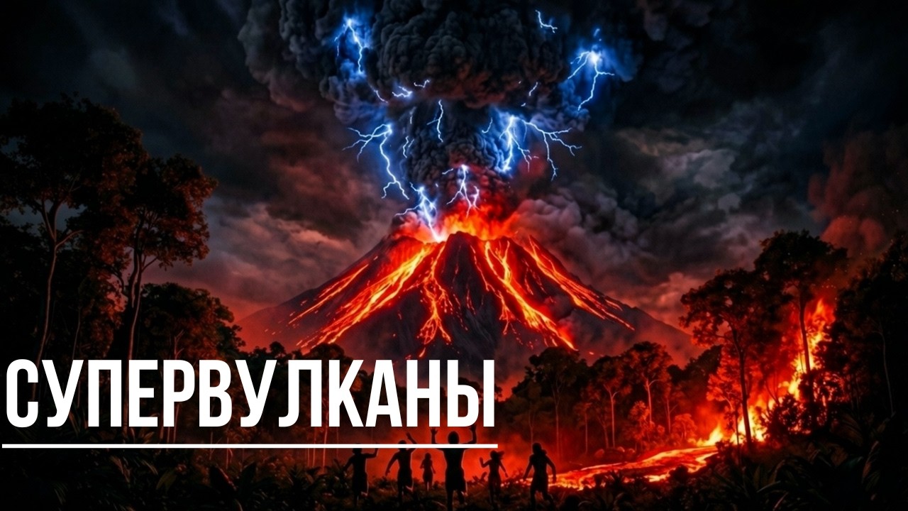 ⚠️СУПЕРВУЛКАН УНИЧТОЖИЛ ЧЕЛОВЕЧЕСТВО 74 000 ЛЕТ НАЗАД.  И готов повторить!!