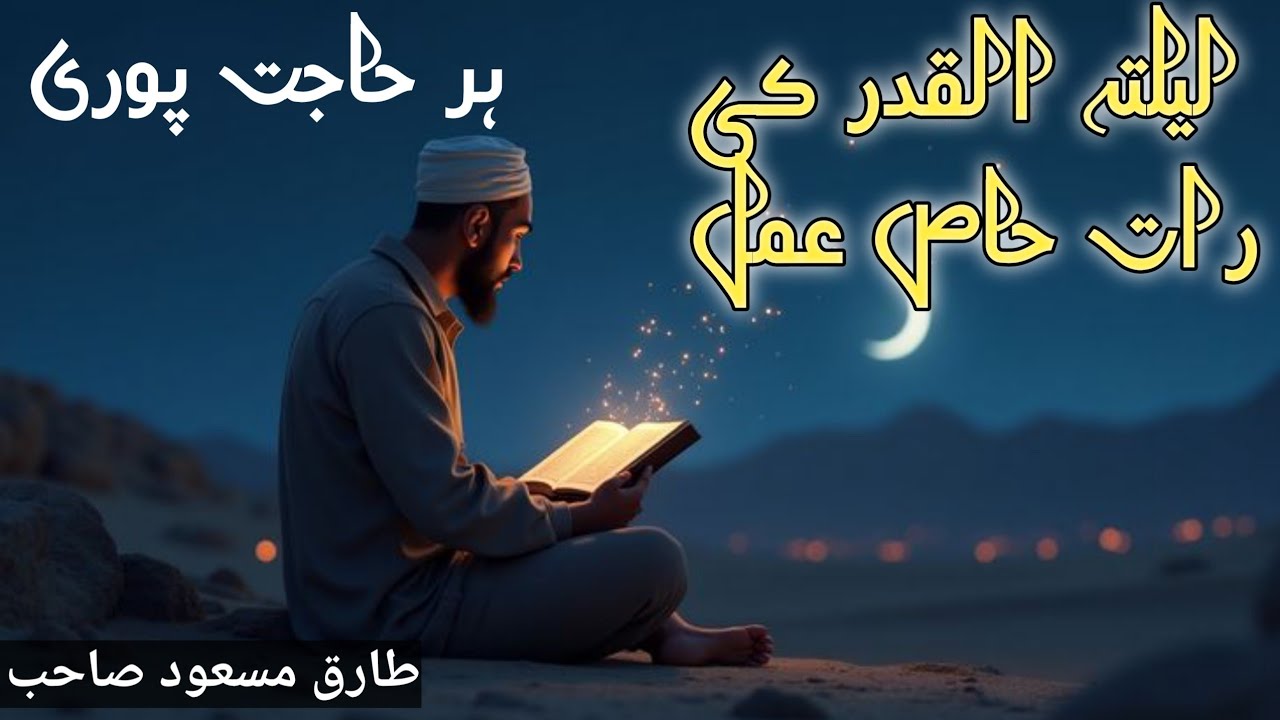 Laitul Qadar Ki Raat Ka Khas Amal/Hr Hajat Pori Hogi/ By Tariq Masood Sahib/wazifa 