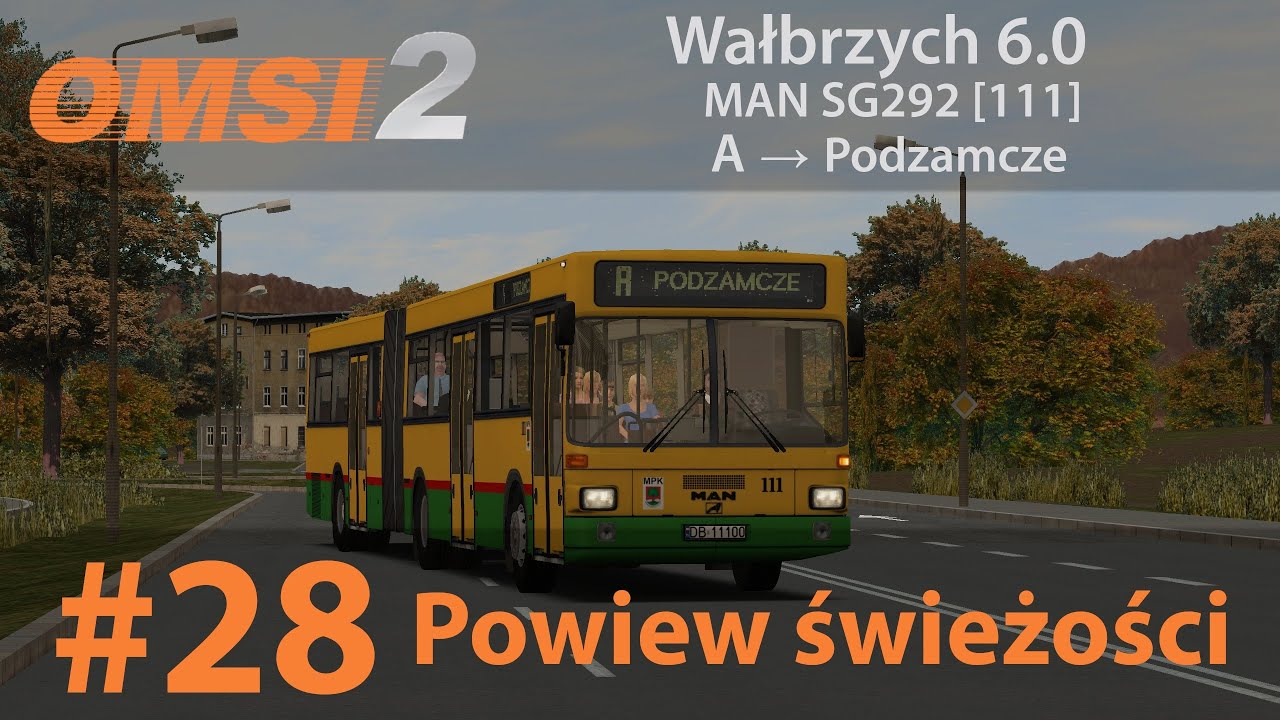 OMSI 2 #28: Powiew świeżości | Wałbrzych 6.0 - linia A | MAN SG292 [111]