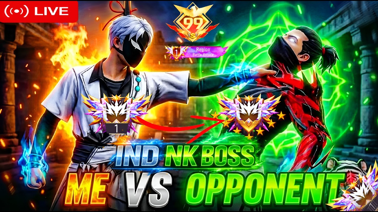 🔴 NON-STOP GRANDMASTER PUSH! 🏆 100 STREAK CHALLENGE? | Free Fire Live  #shortslive #classyff #250d